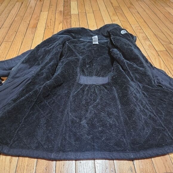 The north face women’s caroluna jacket quilted fleece lined black  size … - Picture 9 of 14